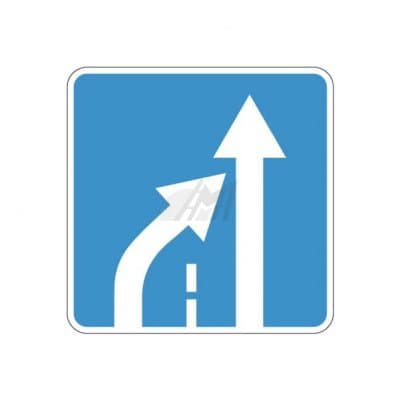 купить дорожный знак 5.15.5д, 5.15.6д Конец полосы в Астрахани